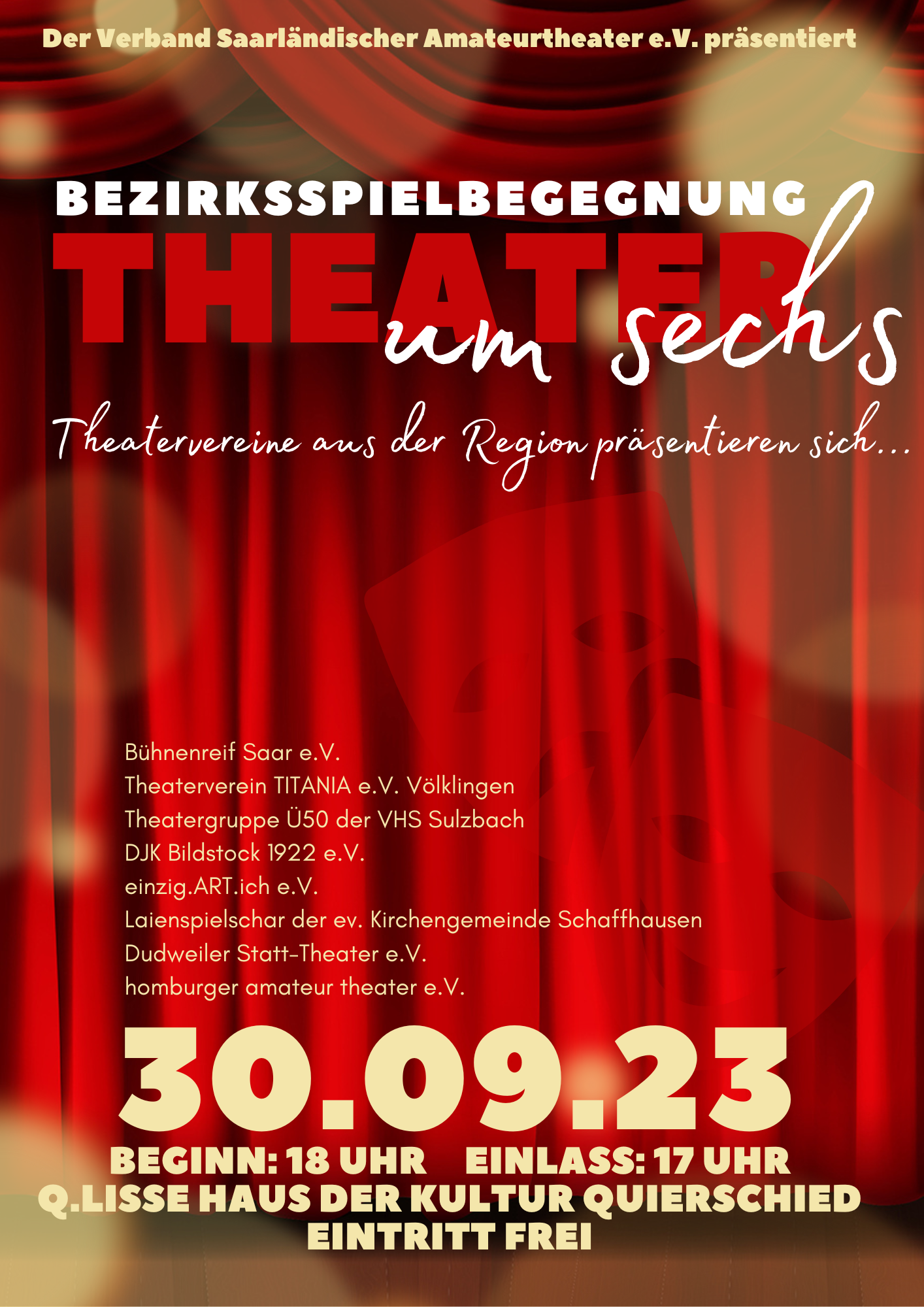 Read more about the article Bezirksspielbegegnung des Bezirks Süd „Theater um sechs“