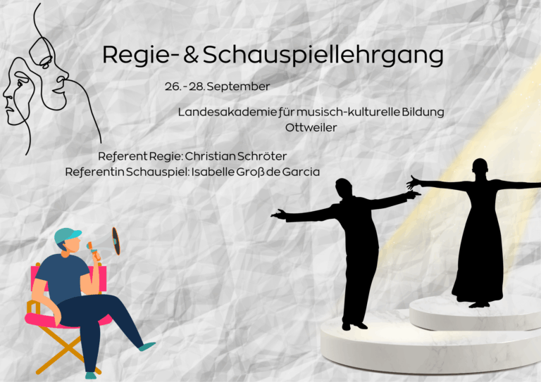 Mehr über den Artikel erfahren Regielehrgang mit Christian Schröter